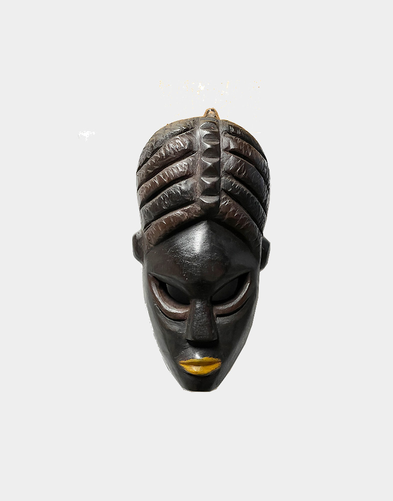 sese wood mask in black-a