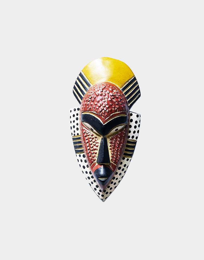 west african wall mask-a