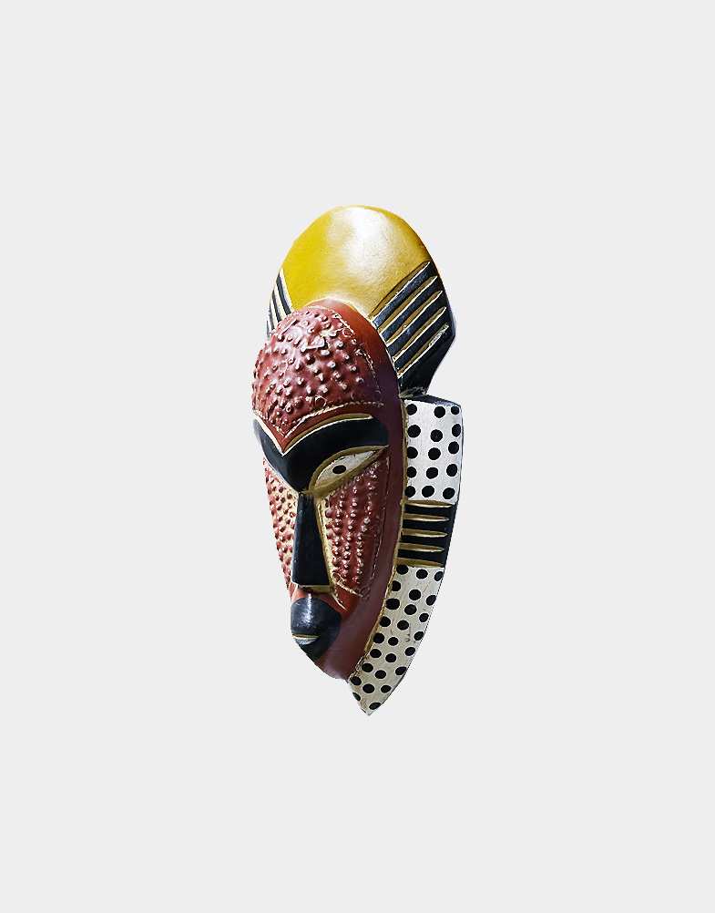 west african wall mask-c